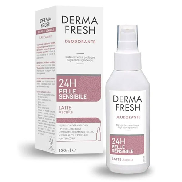 Farbene.shop | Dermafresh Deodorante 24h per Pelle Sensibile Latte Ascelle 100ml