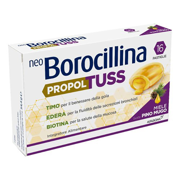 Farbene.shop | Neoborocillina Propoltuss 16 Pastiglie