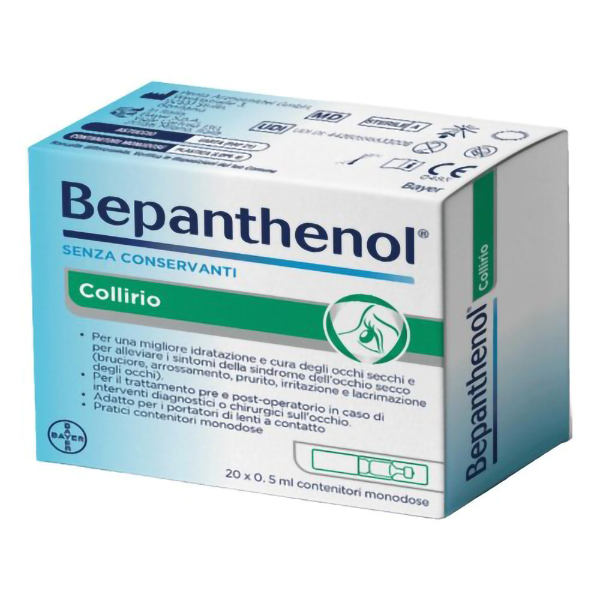 Farbene.shop | Bepanthenol Collirio Lubrificante 20 Flaconcinix 0,5 ml