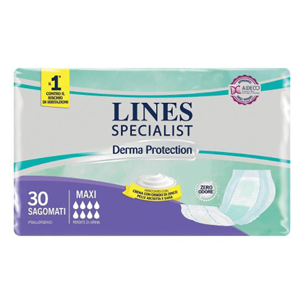 Farbene.shop | Lines Specialist Derma Protection Sagomato Maxi 30 Pezzi