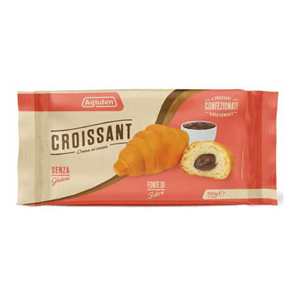 Farbene.shop | Agluten Croissant Cacao 4 Pezzi