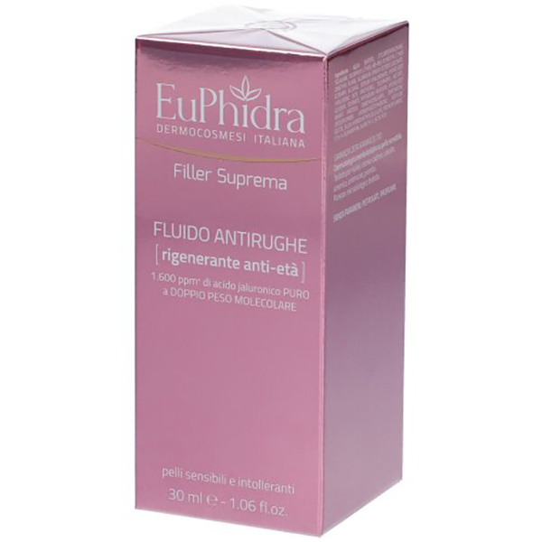 Farbene.shop | Euphidra Filler Suprema Fluido antirughe rigenerante pelli sensibili e intolleranti 30ml