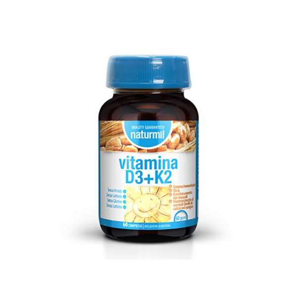 Farbene.shop | Naturmil Vitamina D3+K2 Integratore Alimentare 60 Compresse