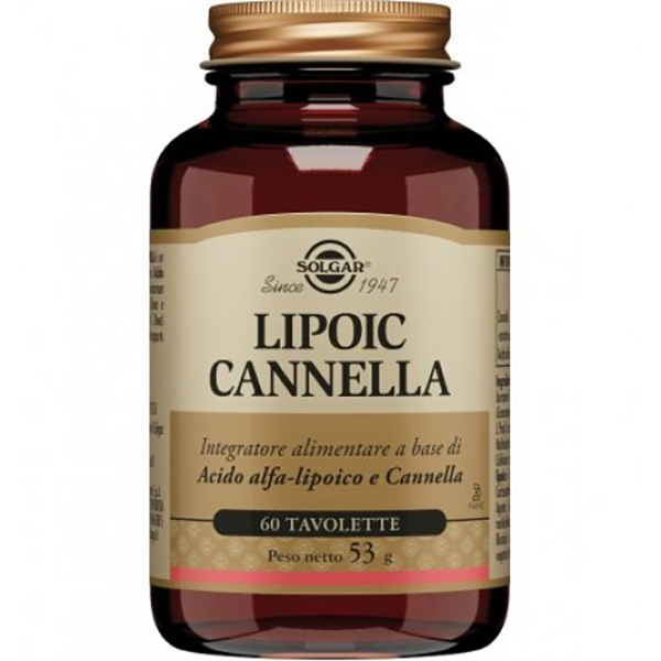 Farbene.shop | Solgar Lipoic Cannella 60 Tavolette