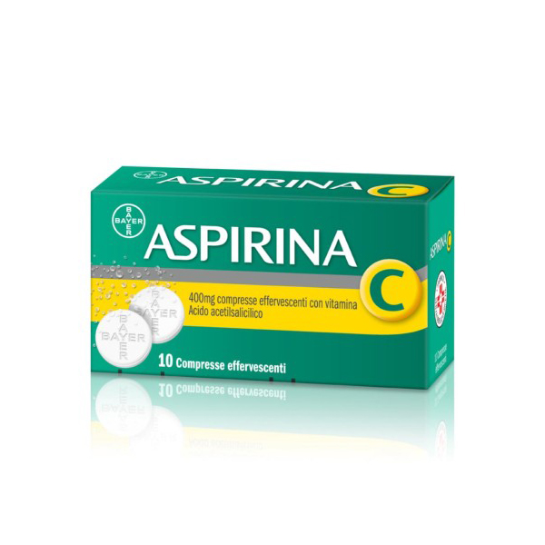 Farbene.shop | Aspirina C 10 Compresse Effervescenti 400+240 mg