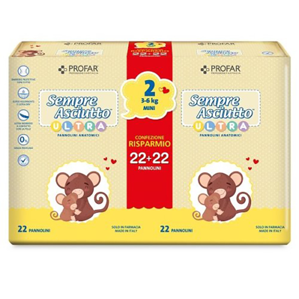Farbene.shop | Profar Sempre Asciutto Ultra Mini 36 KG Bipacco 22+22 Pezzi