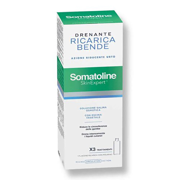 Farbene.shop | Somatoline Skin Expert Corpo Ricarica Bende Drenanti Azione Riducente 420 ml