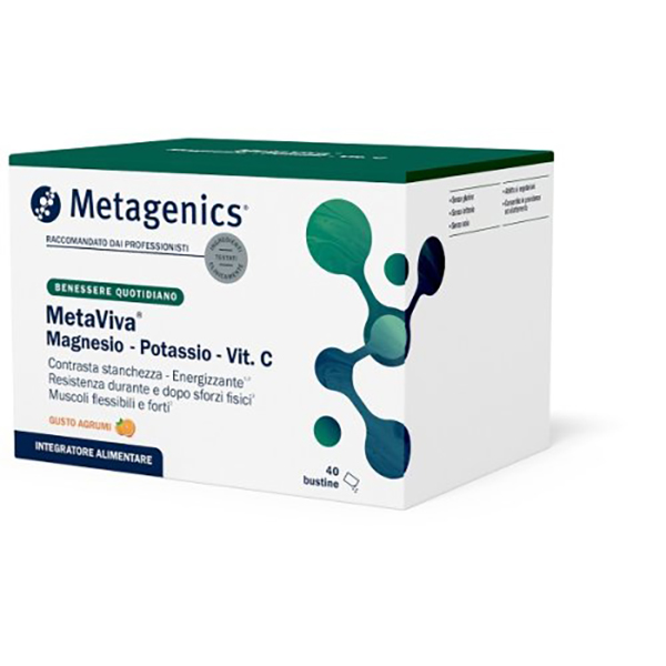 Farbene.shop | MetaViva Magnesio Potassio Vitamina C 40 bustine