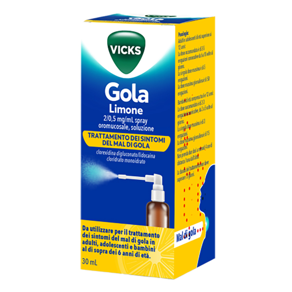 Farbene.shop | Vicks Gola Spray 30ml Gusto Limone 2+0,5MG
