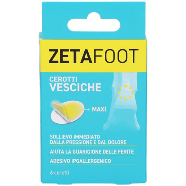 Farbene.shop | Zetafoot Cerotto Idrocolloidale Vesciche 6 Pezzi