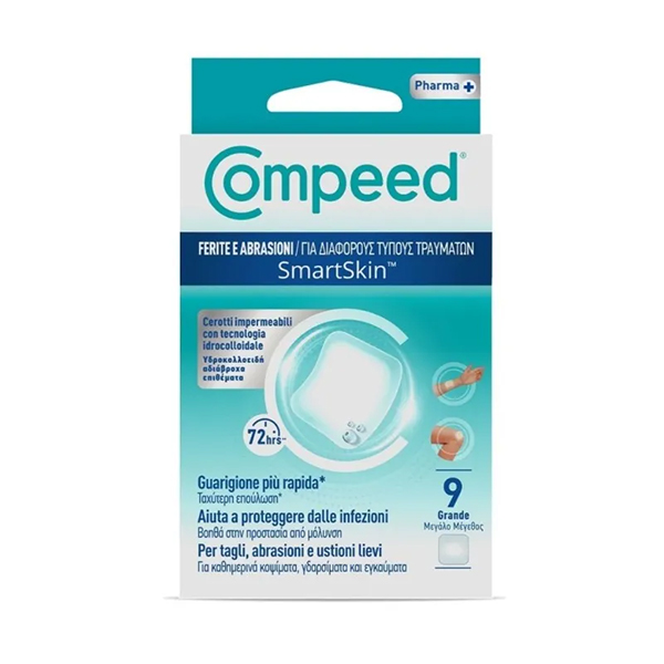 Farbene.shop | Compeed Ferite e Abrasioni Smartskin 9 Pezzi