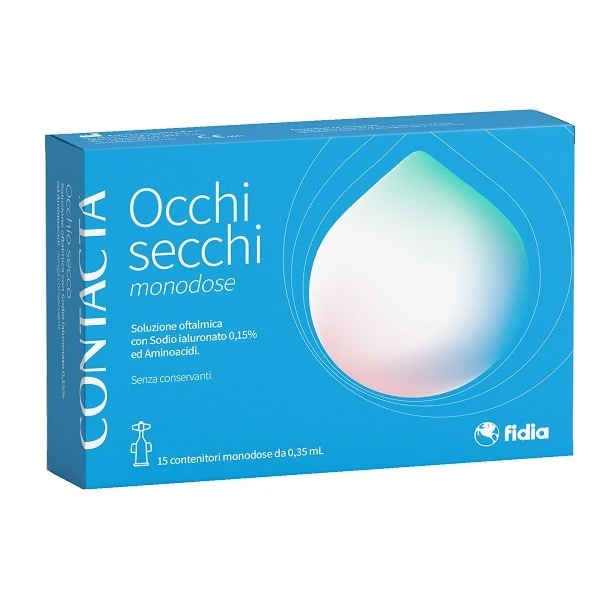 Farbene.shop | Contacta Occhi Secchi Monodose 15 Pezzi