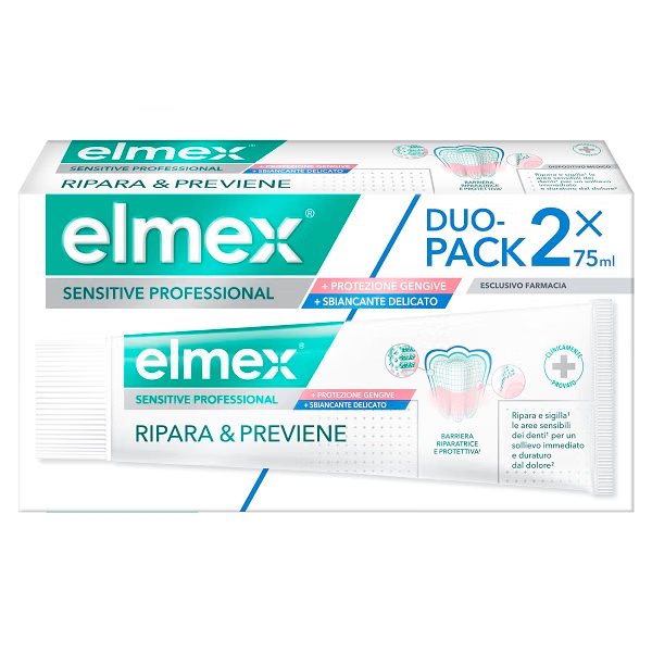 Farbene.shop | Elmex Sensitive Professional Ripara & Previene Whitening Bipack
