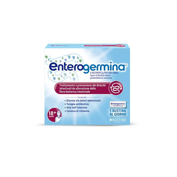 Farbene.shop | Enterogermina 6 Miliardi Adulti 9 Bustine