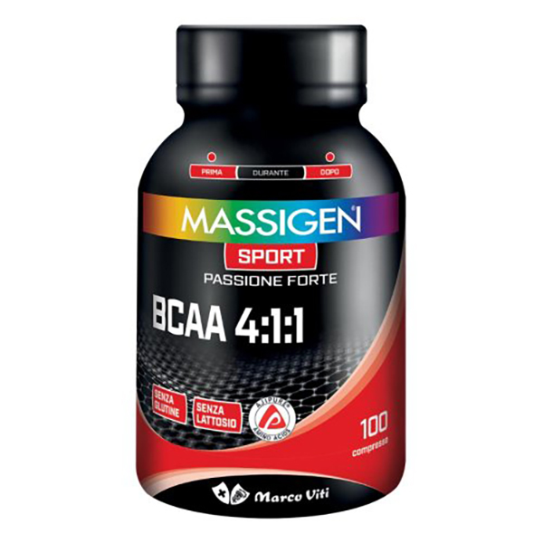 Farbene.shop | Massigen Sport BCAA 411 100 Compresse
