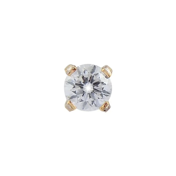 Farbene.shop | Medical Jewels Tiffany Oro Cubico 2mm Cristal 27 34-204