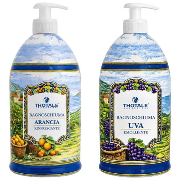 Farbene.shop | Thotale Bagnoschiuma Arancia e Uva 2 Pezzi