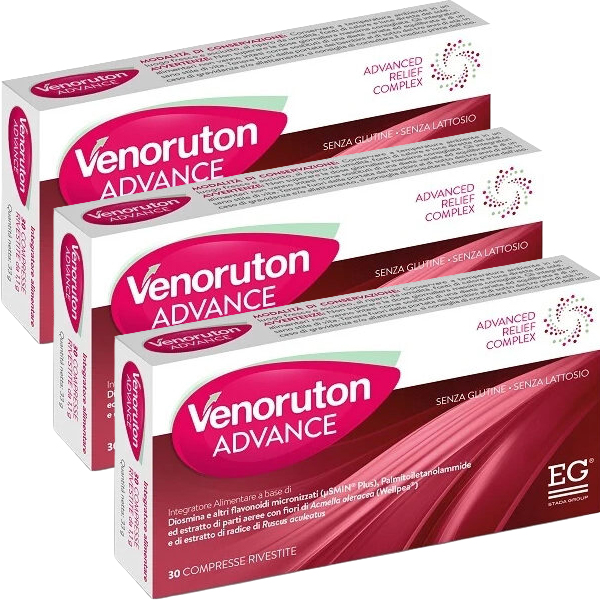 Farbene.shop | Venoruton Advance 30 Compresse Rivestite 3 Confezioni