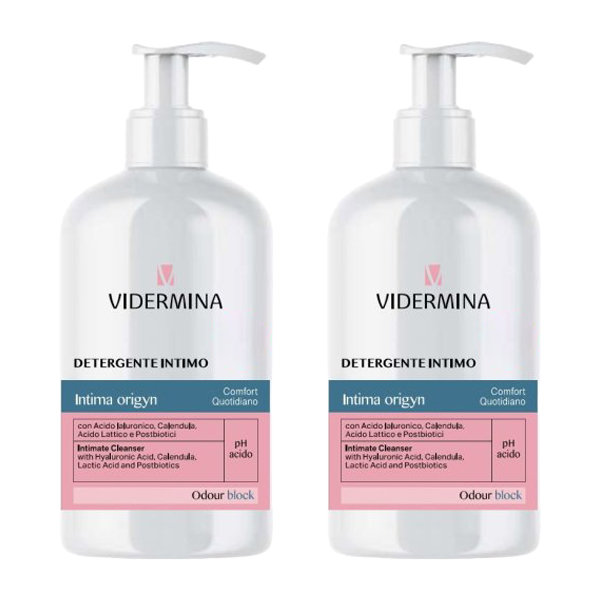 Farbene.shop | Vidermina Intima Dermodetergente pH Acido 500ml 2 Confezioni